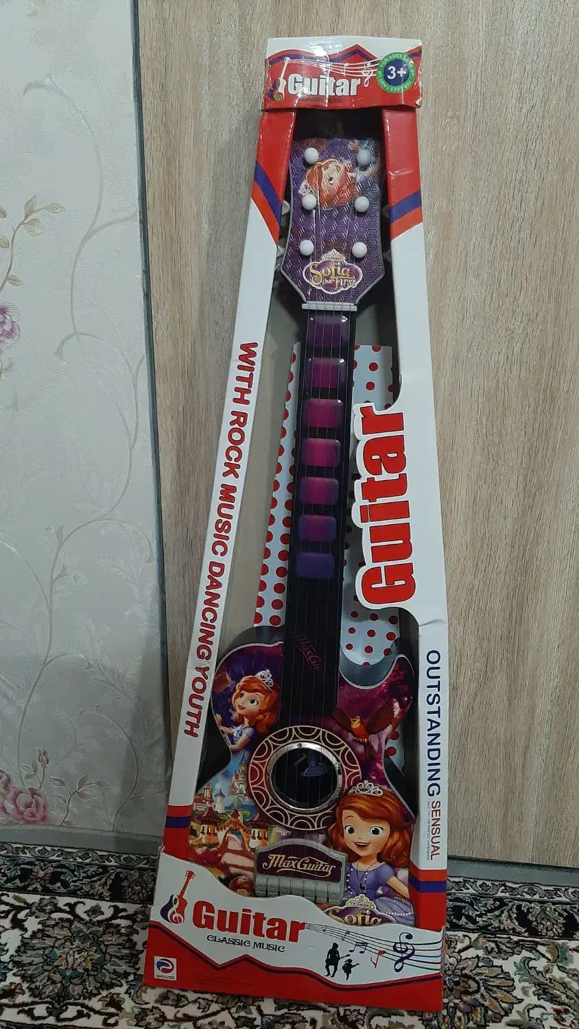 گیتار کودک طرح سوفیا|اسباب‌بازی بچه|مشهد, کوشش|دیوار