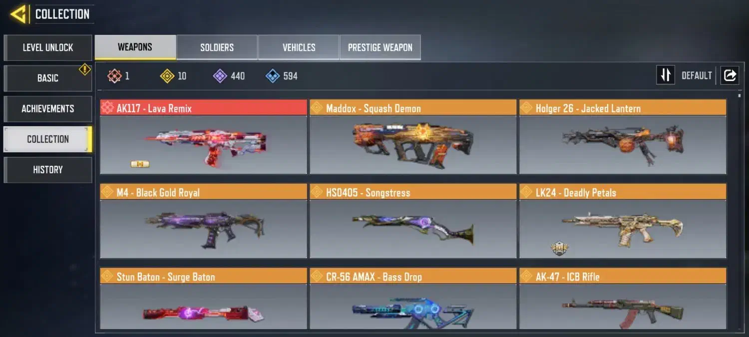 اکانت کالاف دیوتی موبایل اچ آس لجند|کنسول، بازی ویدئویی و آنلاین|اسلامشهر, شهرک سعیدیه|دیوار