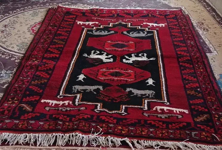 فرش قالی دست بافت|فرش|دزفول, |دیوار