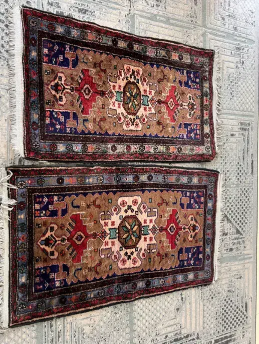 قالیچه دست باف قرمز|فرش|رودهن, |دیوار