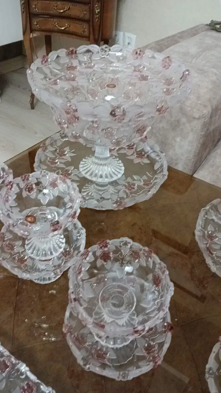 سرویس چینی میوه خوری و اجیل خوری و غذاخوری|ظروف سرو و پذیرایی|قزوین, |دیوار