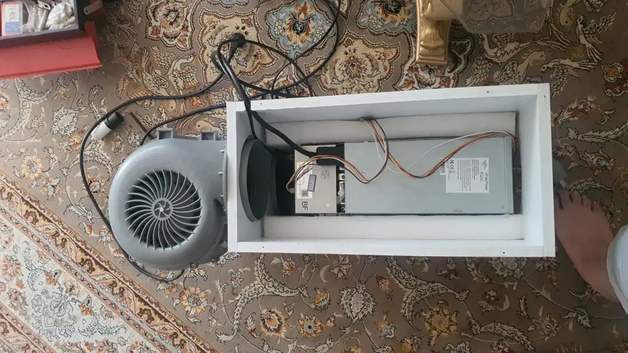 لوله خرطومی فلکسیبل پدسلولزی سایلنت باکس فن حلزونی|قطعات و لوازم جانبی رایانه|شیراز, شهرک بزین|دیوار