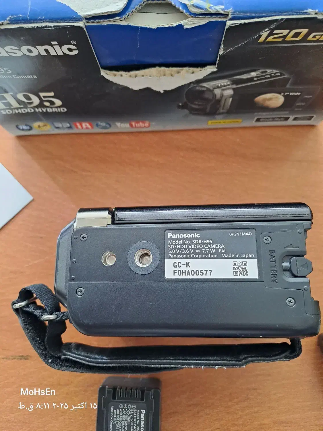 دوربین عکس و فیلمبرداری پاناسونیک SDR H95|دوربین عکاسی و فیلم‌برداری|کرمان, |دیوار