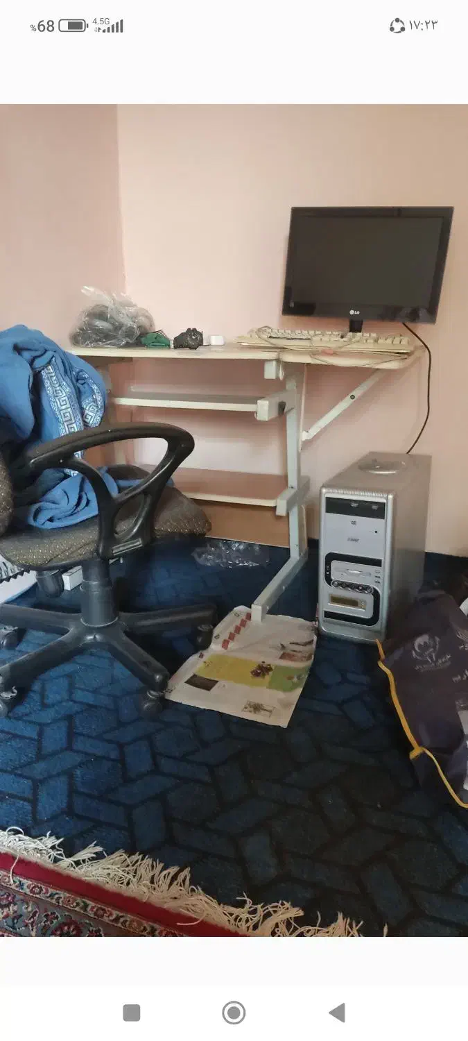 مانیتور ۱۹ اینچ ال جی و مادربرد الگانس|رایانه رومیزی|کرمانشاه, |دیوار