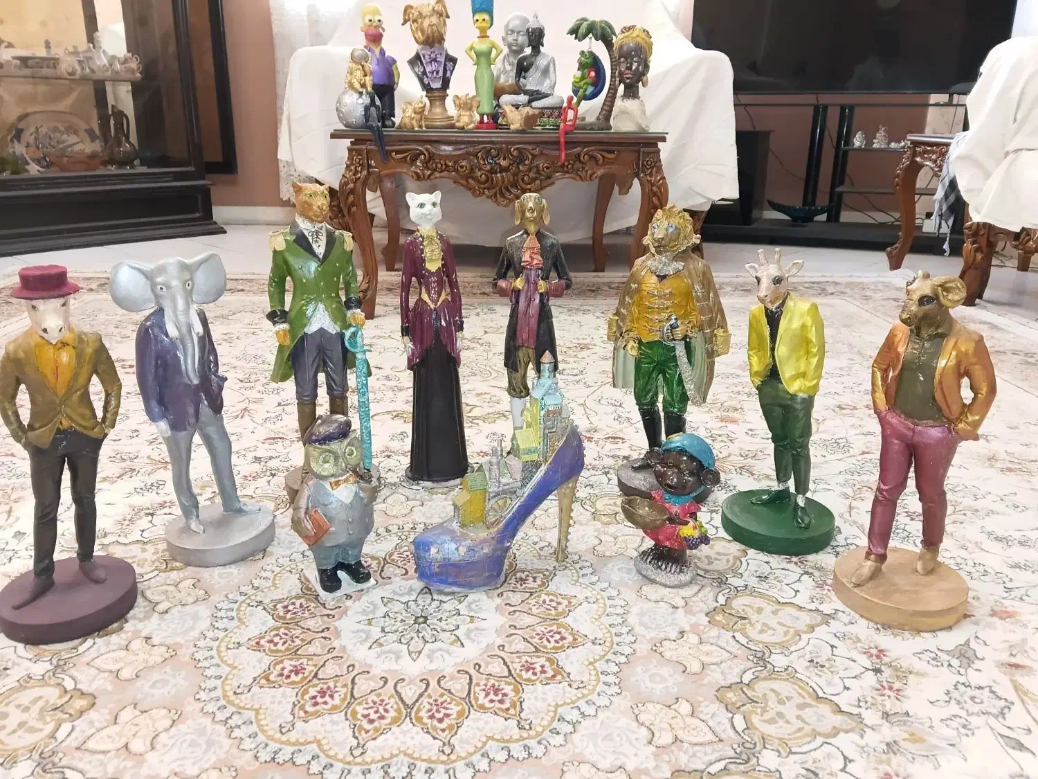 فروش مجسمه های تزئینی منزل بنام فشن حیوانت|مجسمه، تندیس، ماکت|تهران, صادقیه|دیوار