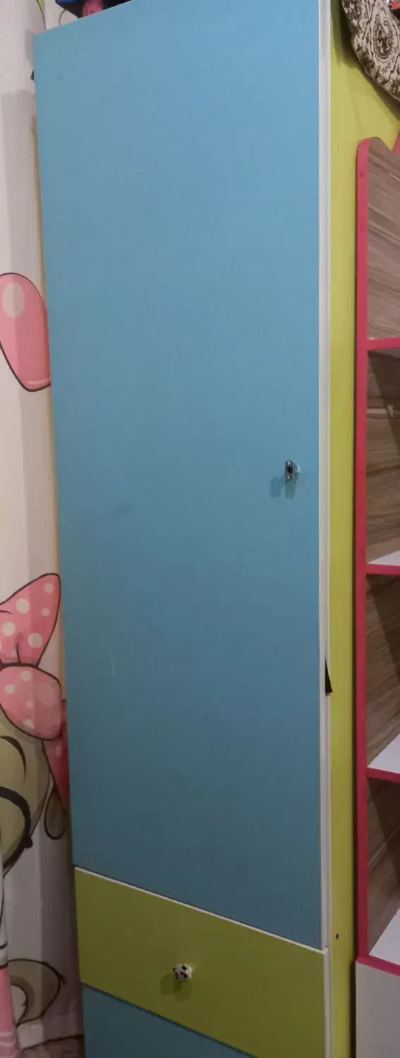 یک عددکمد بچه که جای کتابخانه هم استفاده میشه|کتابخانه، شلف، قفسه‌های دیواری|نظرآباد, نظرآباد|دیوار