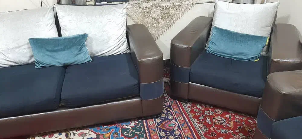 مبل چرم وپارچه|مبلمان خانگی و میز عسلی|دزفول, |دیوار