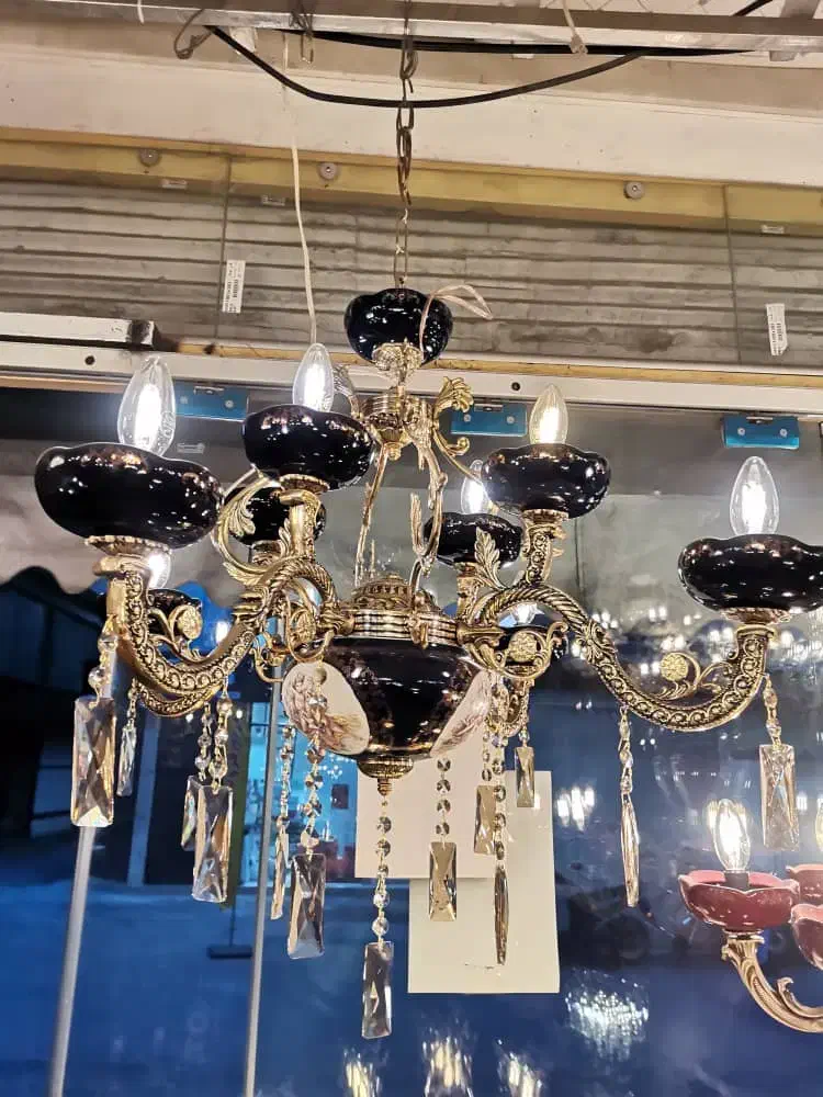 تولید کننده انواع لوستر و آباژور|لوستر و چراغ آویز|اصفهان, رزمندگان|دیوار