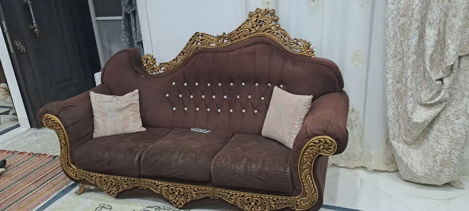 مبل ۸نفره|مبلمان خانگی و میز عسلی|گناباد, |دیوار