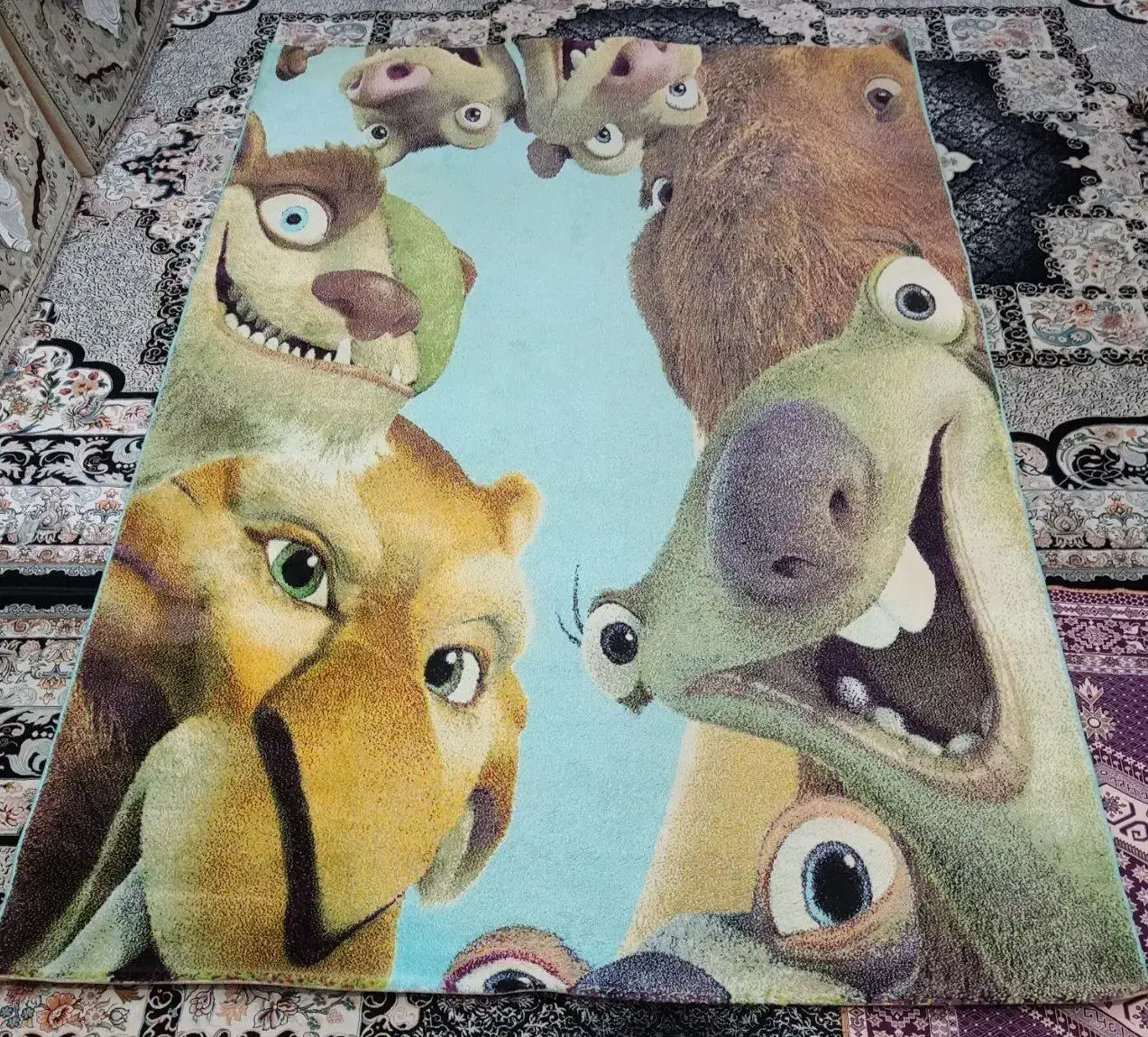 گلیم فرش|گلیم، جاجیم، گبه|قم, شهر قائم|دیوار