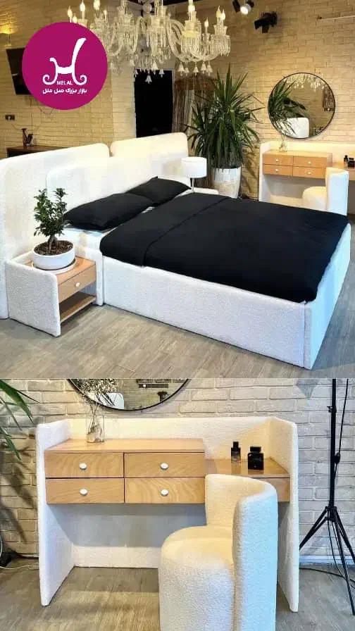 بازار بزرگ مبل ملل شعبه میناب سرویس خواب تدی|تخت و سرویس خواب|میناب, |دیوار