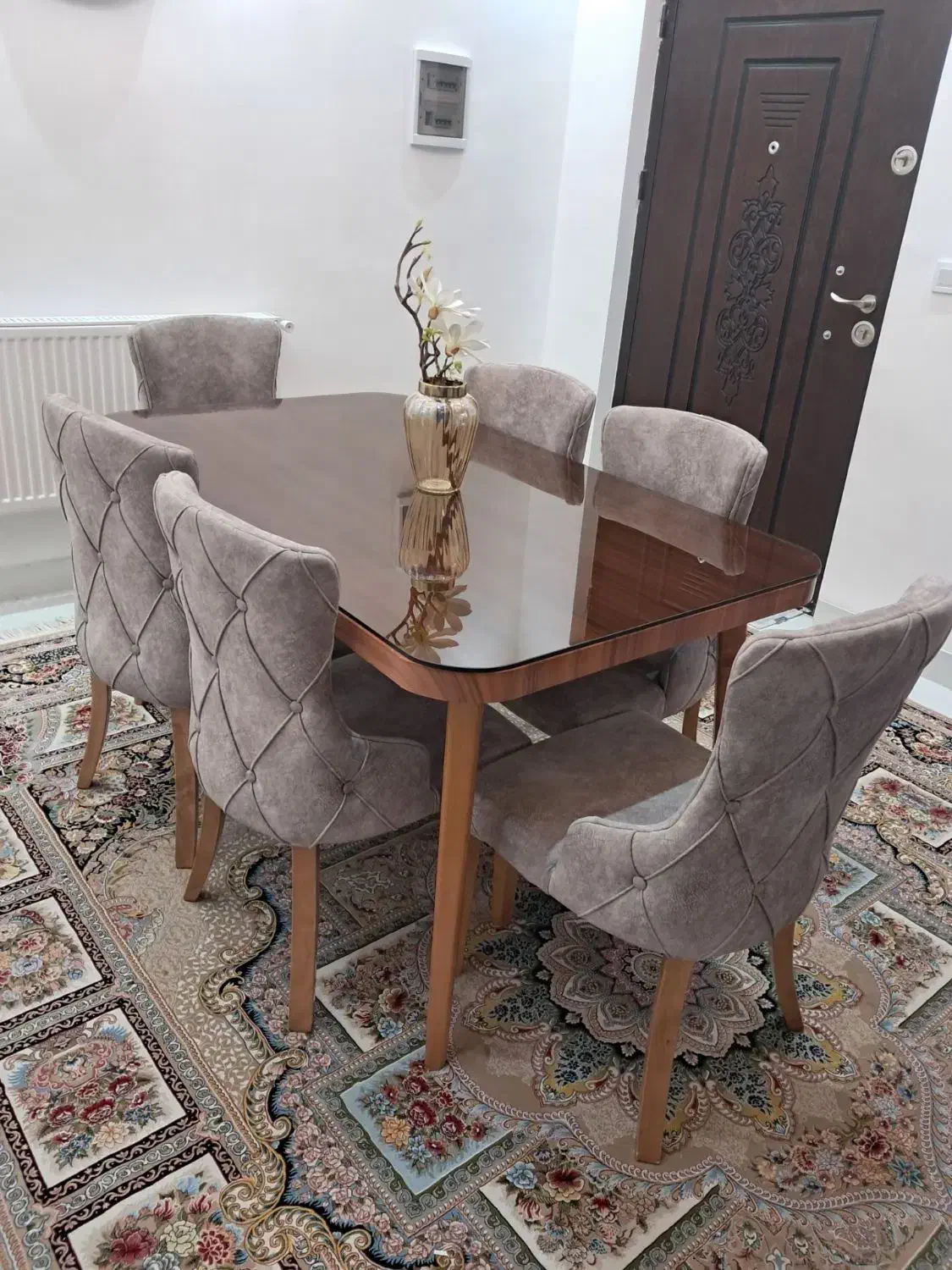 میز غذاخوری 6 نفره|میز و صندلی غذاخوری|پلدشت, |دیوار