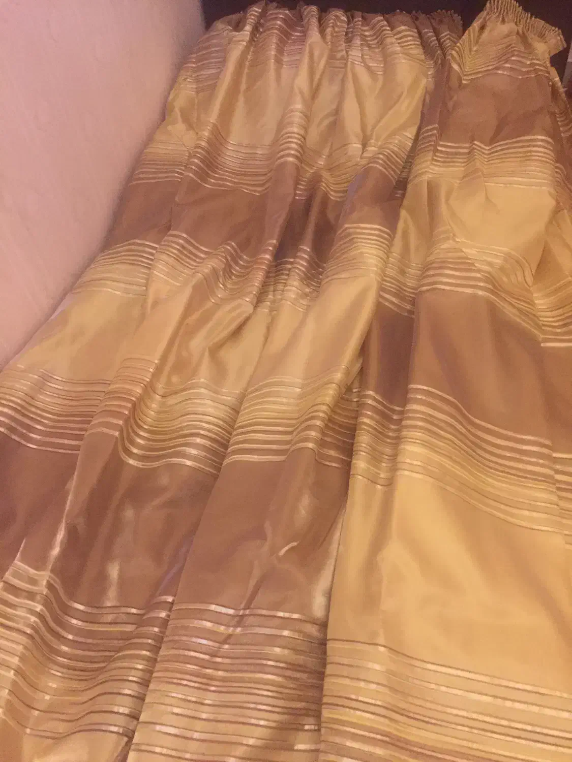 دو ‌عدد پرده سالم و‌ تمیز|پرده، رانر، رومیزی|رشت, خمیران زاهدان|دیوار