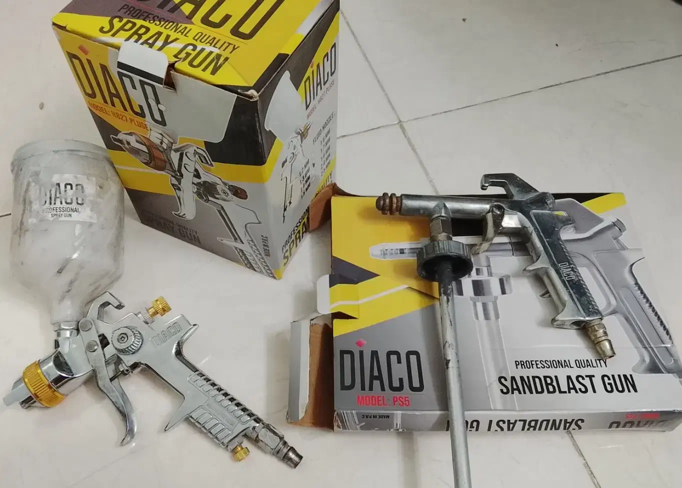 پیستوله و موم پاش رنگ ماشین|ابزارآلات|شیراز, صاحب الزمان|دیوار