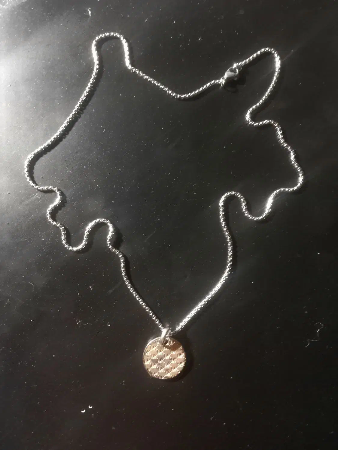 پلاک گردنبند با زنجیر رنگ اصلی|بدلیجات|شیراز, مسلم|دیوار