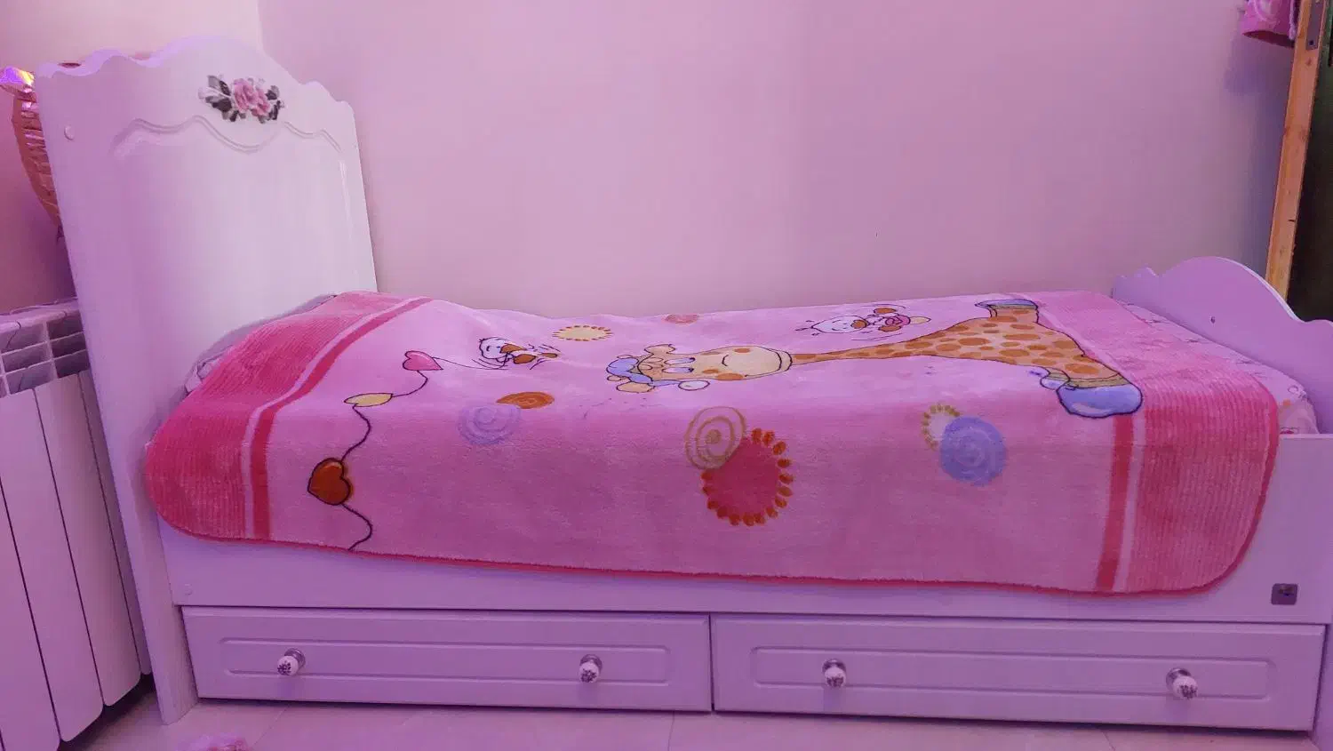 فروش سرویس خواب کودک آپادانا در حد نو|تخت و صندلی بچه|کرج, شهرک بنفشه|دیوار