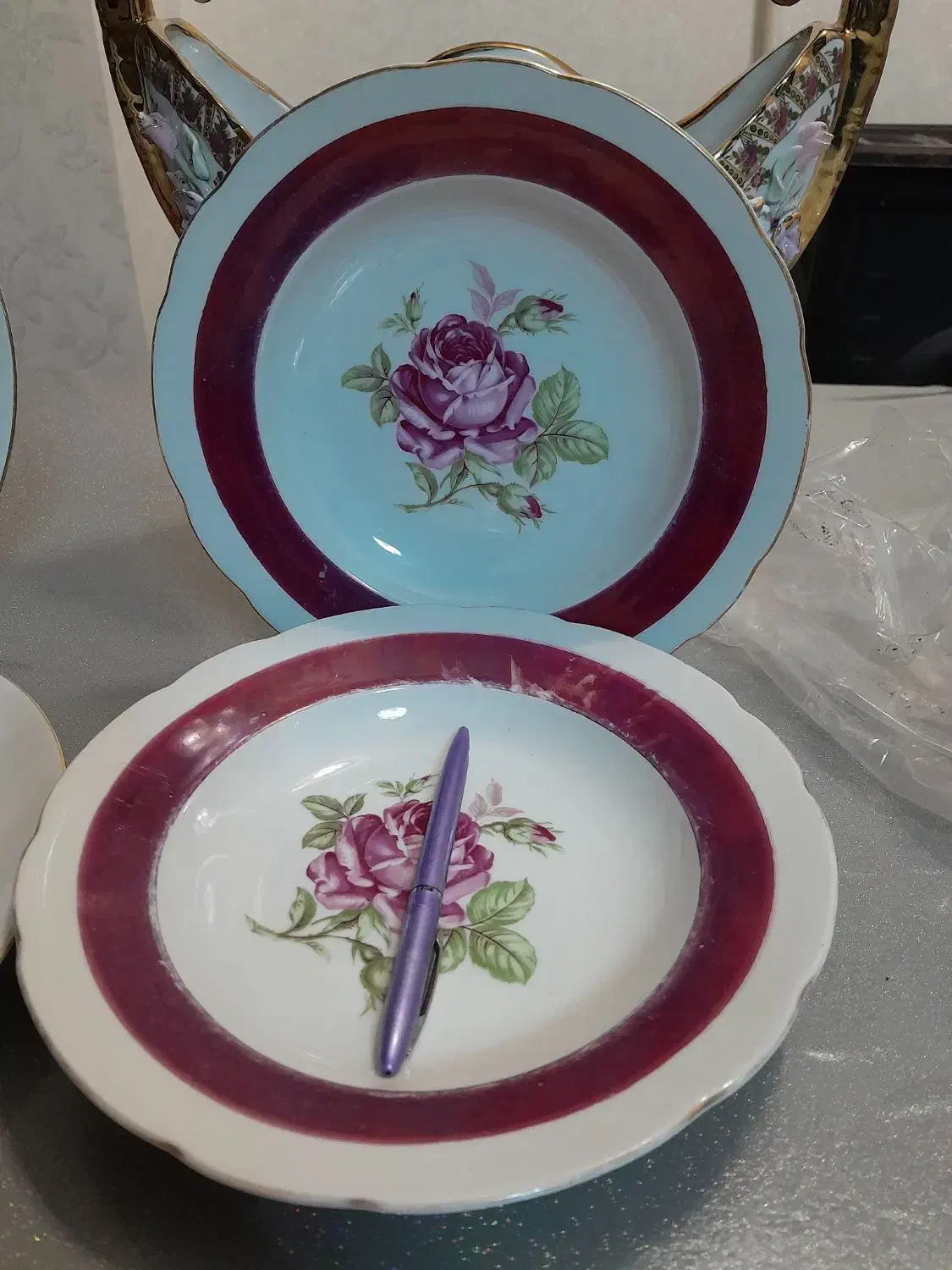 بشقاب ومیوه خوری دنسی چک|ظروف سرو و پذیرایی|رشت, حمیدیان|دیوار