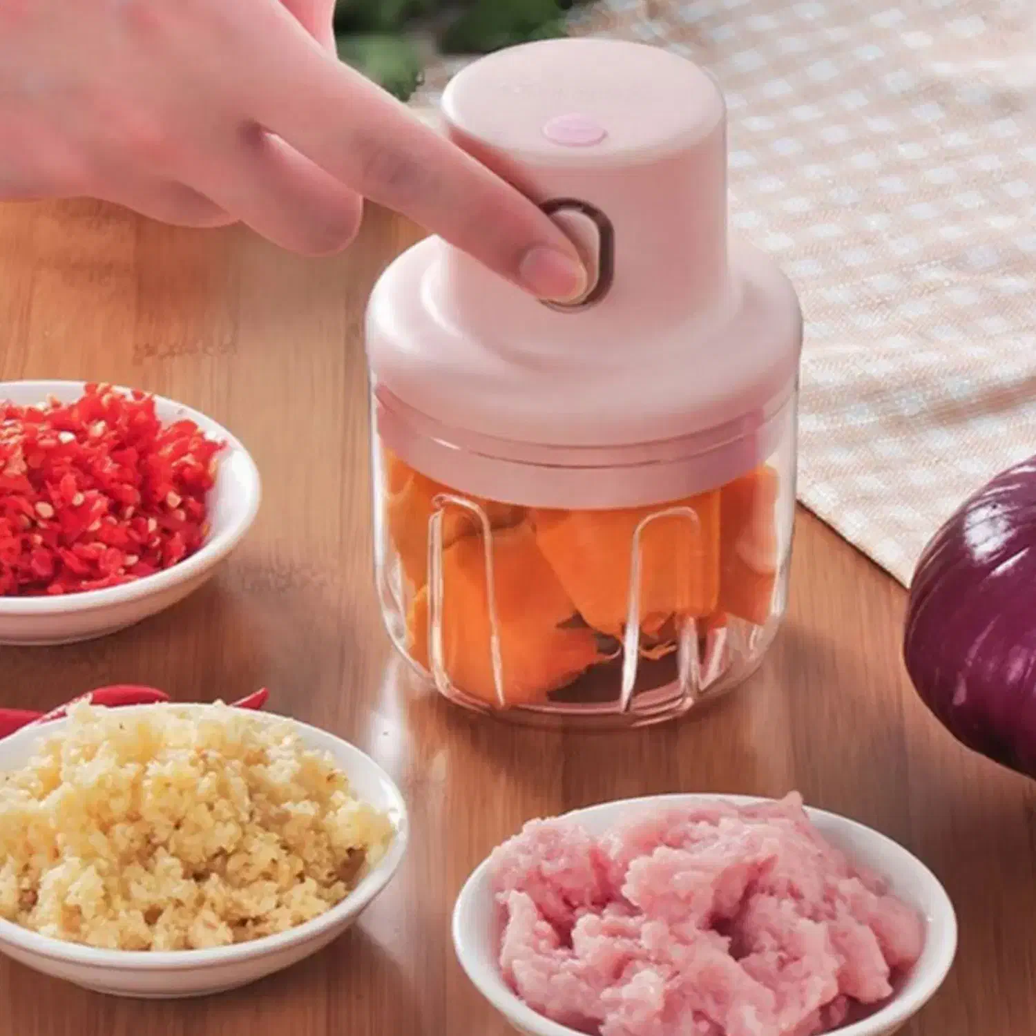 مینی خردکن شارژی 3 تیغه|خردکن، آسیاب، غذاساز|تهران, حشمتیه|دیوار