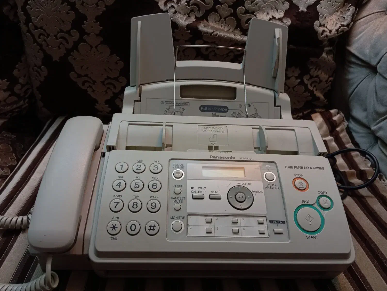 تلفن فکس پاناسونیک (فاکس) مدل KX-FP701CX|پرینتر، اسکنر، کپی، فکس|مشهد, صیاد شیرازی|دیوار