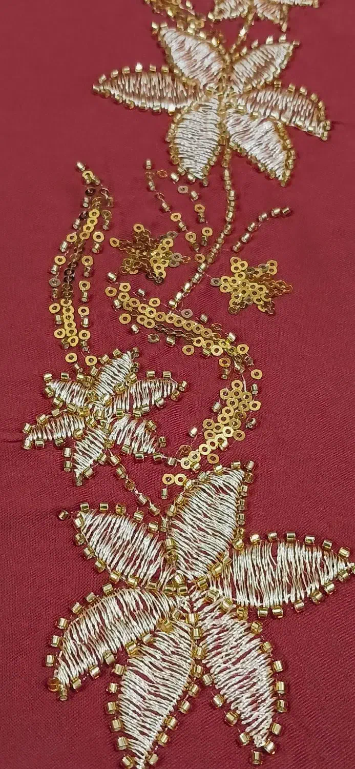 پارچه ملیله دوزی شده|لباس|کارون, |دیوار