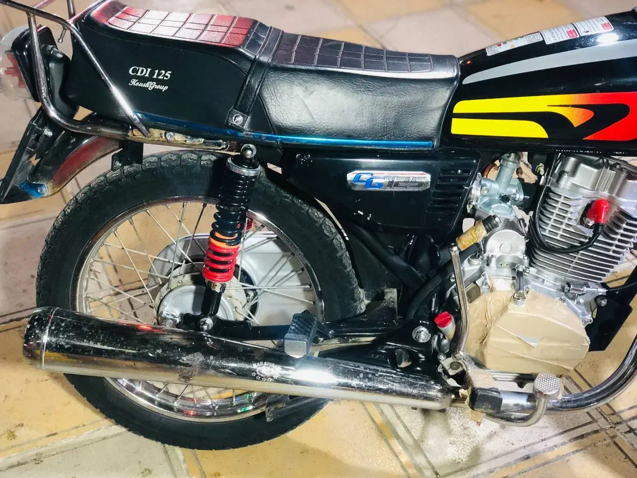 موتور مزایده93 دارای برگه|موتورسیکلت|جوانرود, |دیوار