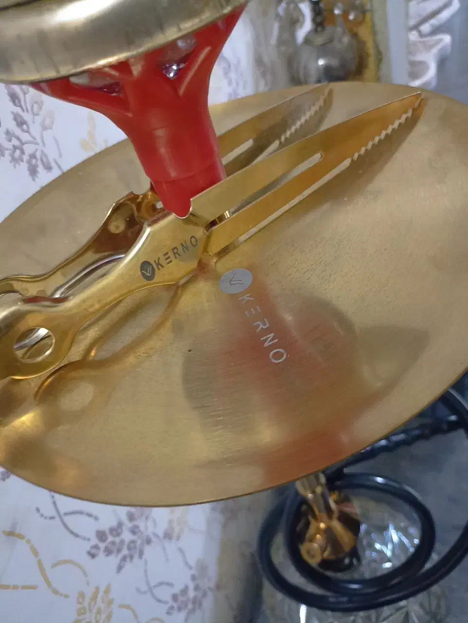 قلیان کرنو طلایی|زیورآلات و اکسسوری|کرمانشاه, |دیوار