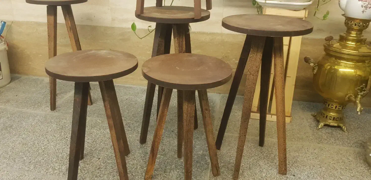 چهارپایه چوبی گلدان ۵۰سانتی و۴۰ سانتی ۵عدد|گل و گیاه طبیعی|تهران, کوی بیمه|دیوار