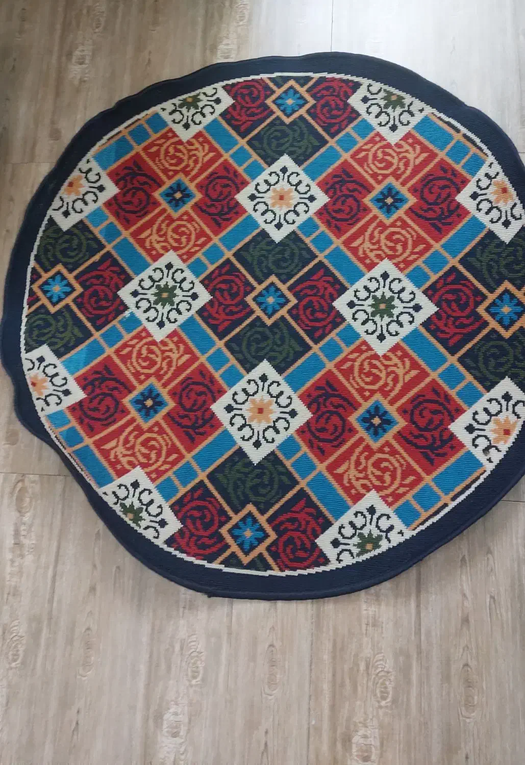 دو عدد فرش گرد فوری و ارزان|فرش|کرج, مطهری|دیوار