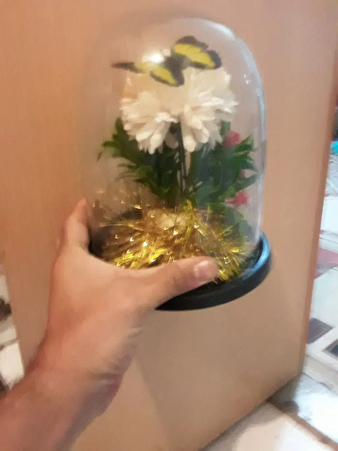 گل شیشه ای|گل مصنوعی|همدان, |دیوار