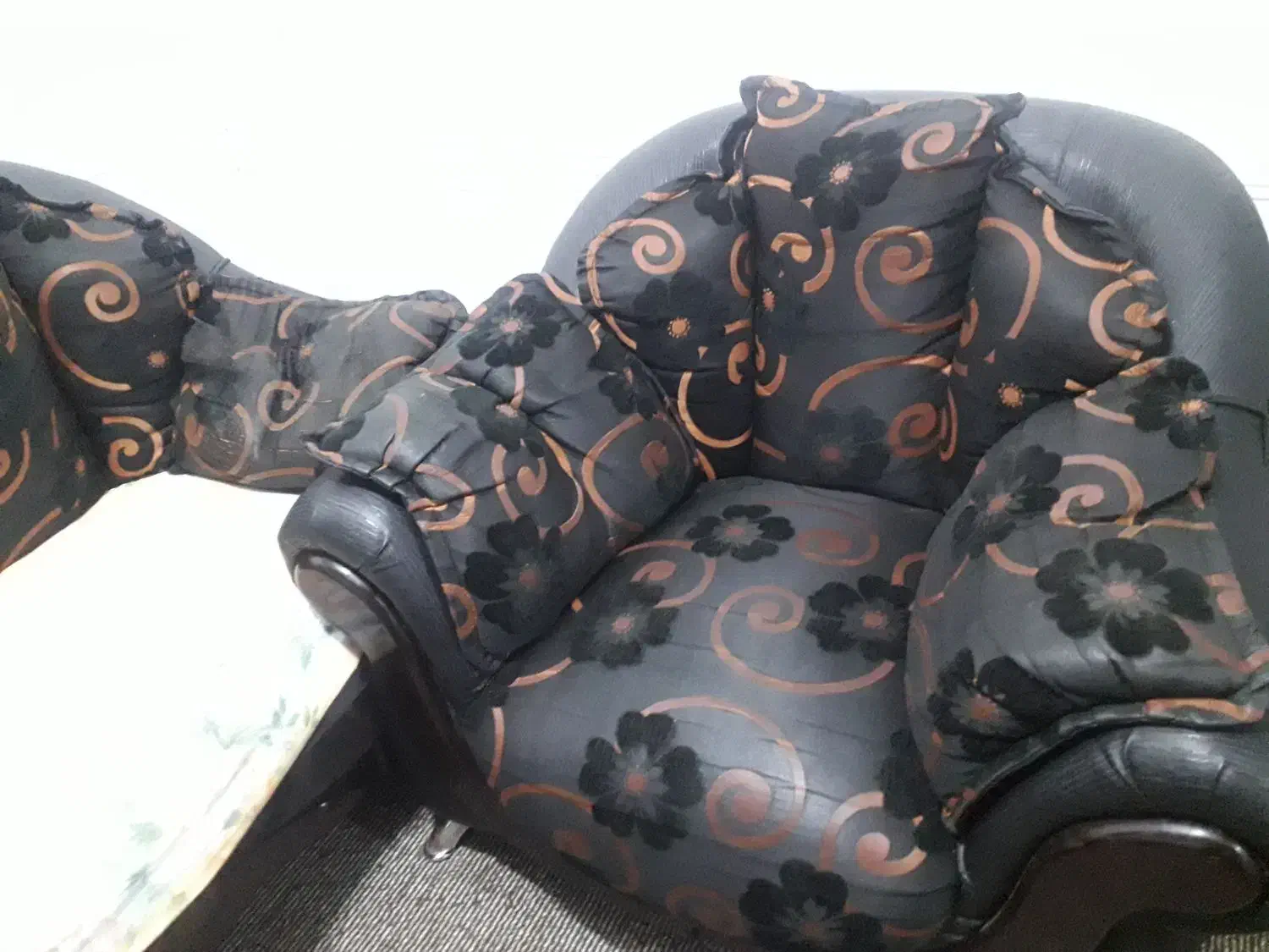 فروش سرویس مبلمان ۷ نفره با میز و ۴ عسلی|مبلمان خانگی و میز عسلی|شوش, |دیوار