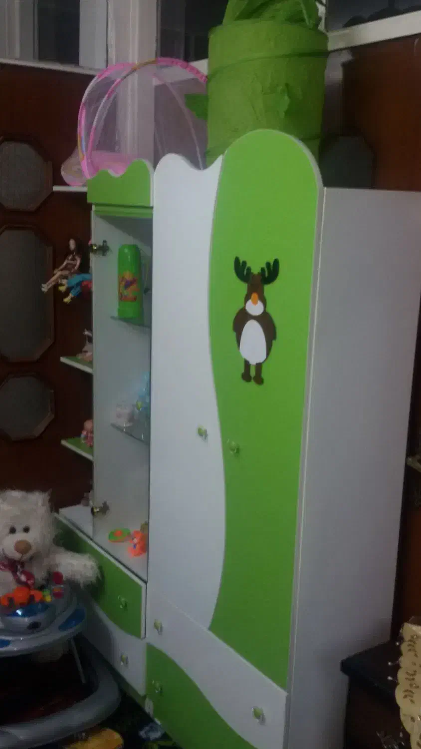 کمد و تخت سیسمونی نوزاد|تخت و سرویس خواب|تهران, مسعودیه|دیوار