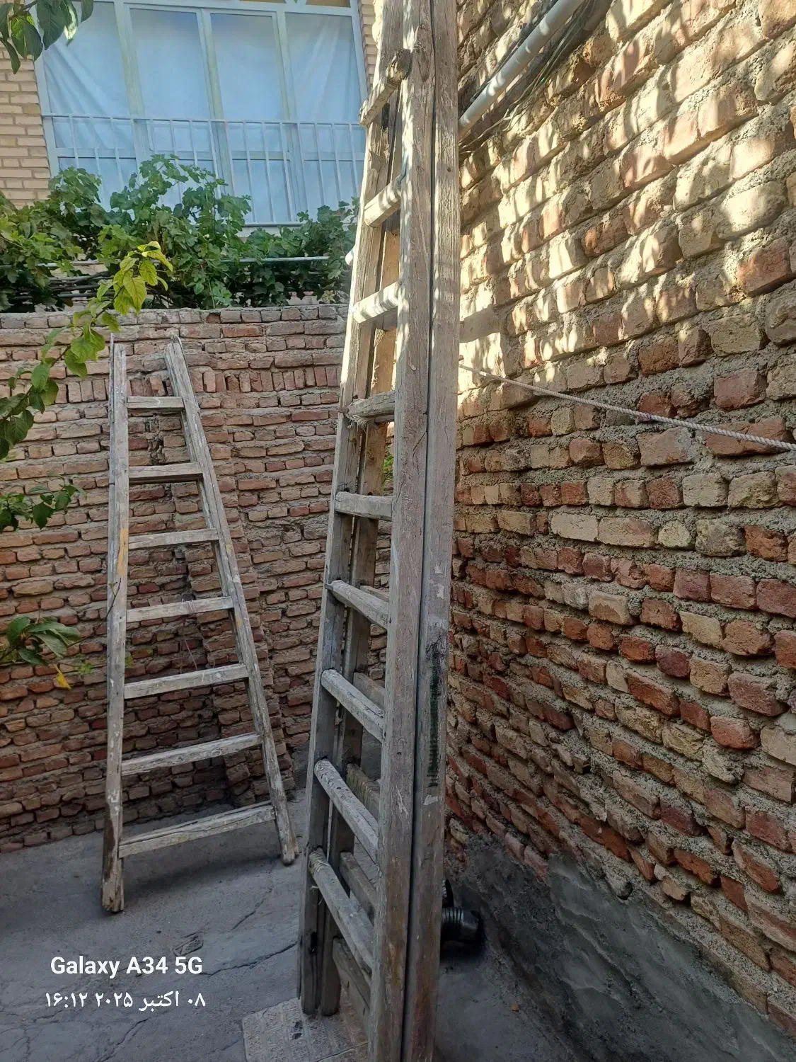 نردبان دوطرفه چوبی|ابزارآلات|تبریز, |دیوار