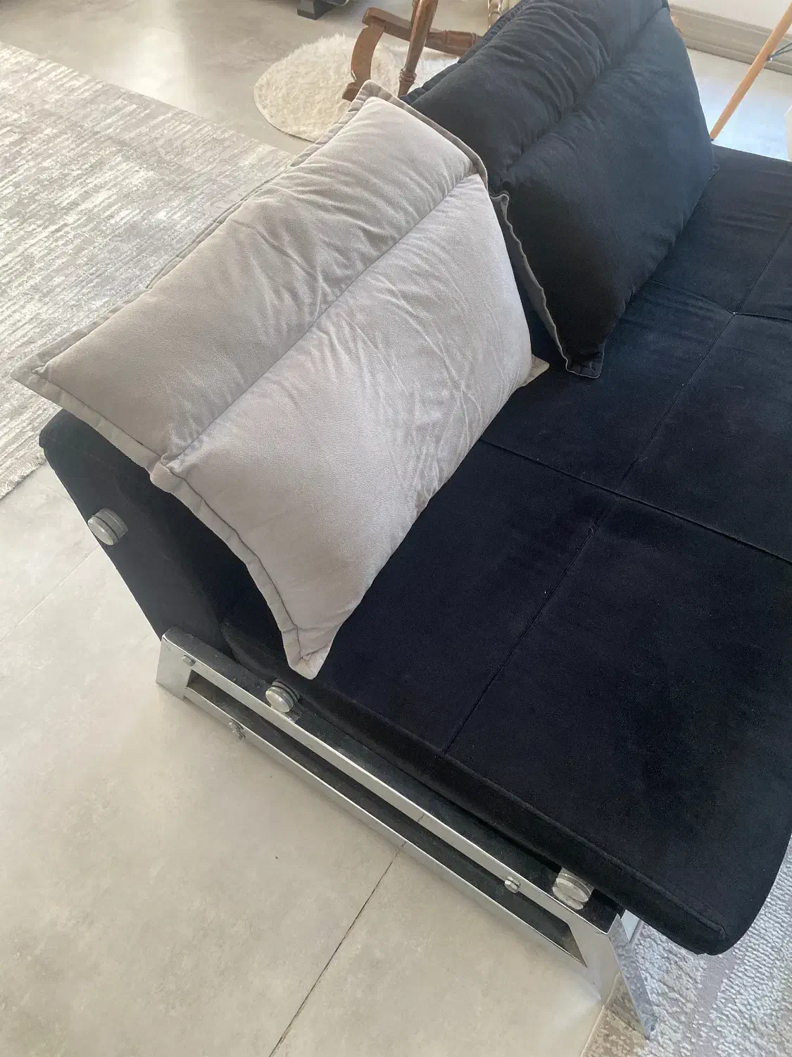 مبل تخت خواب شو فلزی|مبلمان خانگی و میز عسلی|رودهن, |دیوار