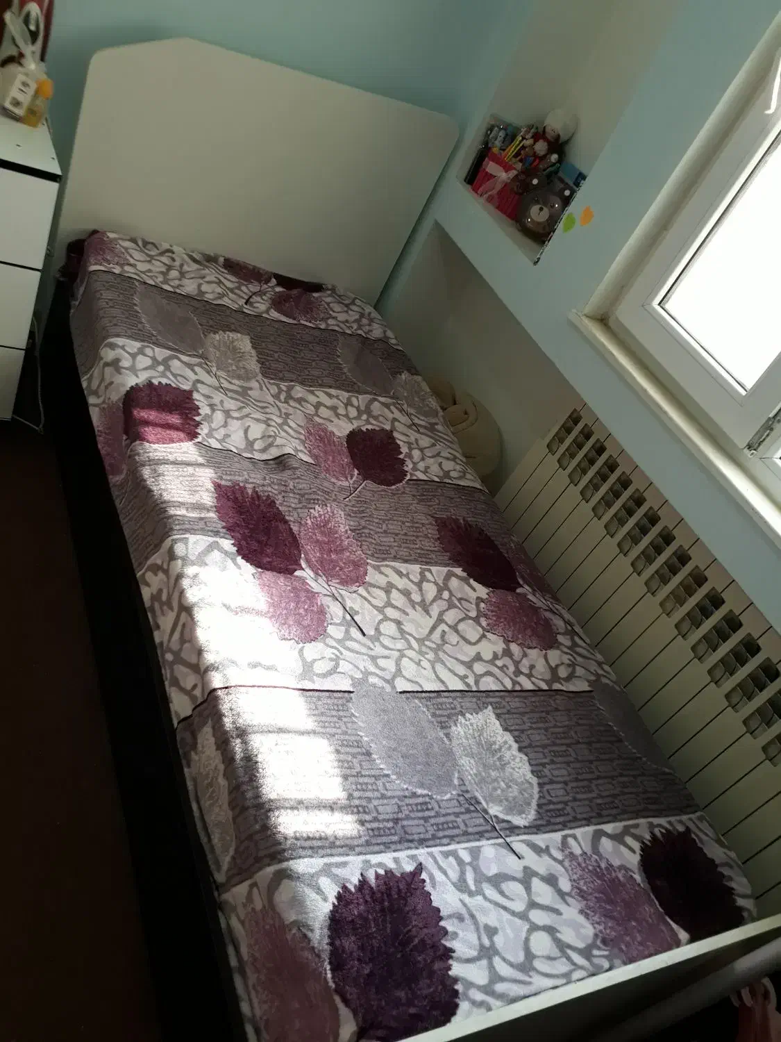 سرویس تخت خواب همراه تشک .آینه و کشوی لباس|تخت و سرویس خواب|مهاجران, |دیوار