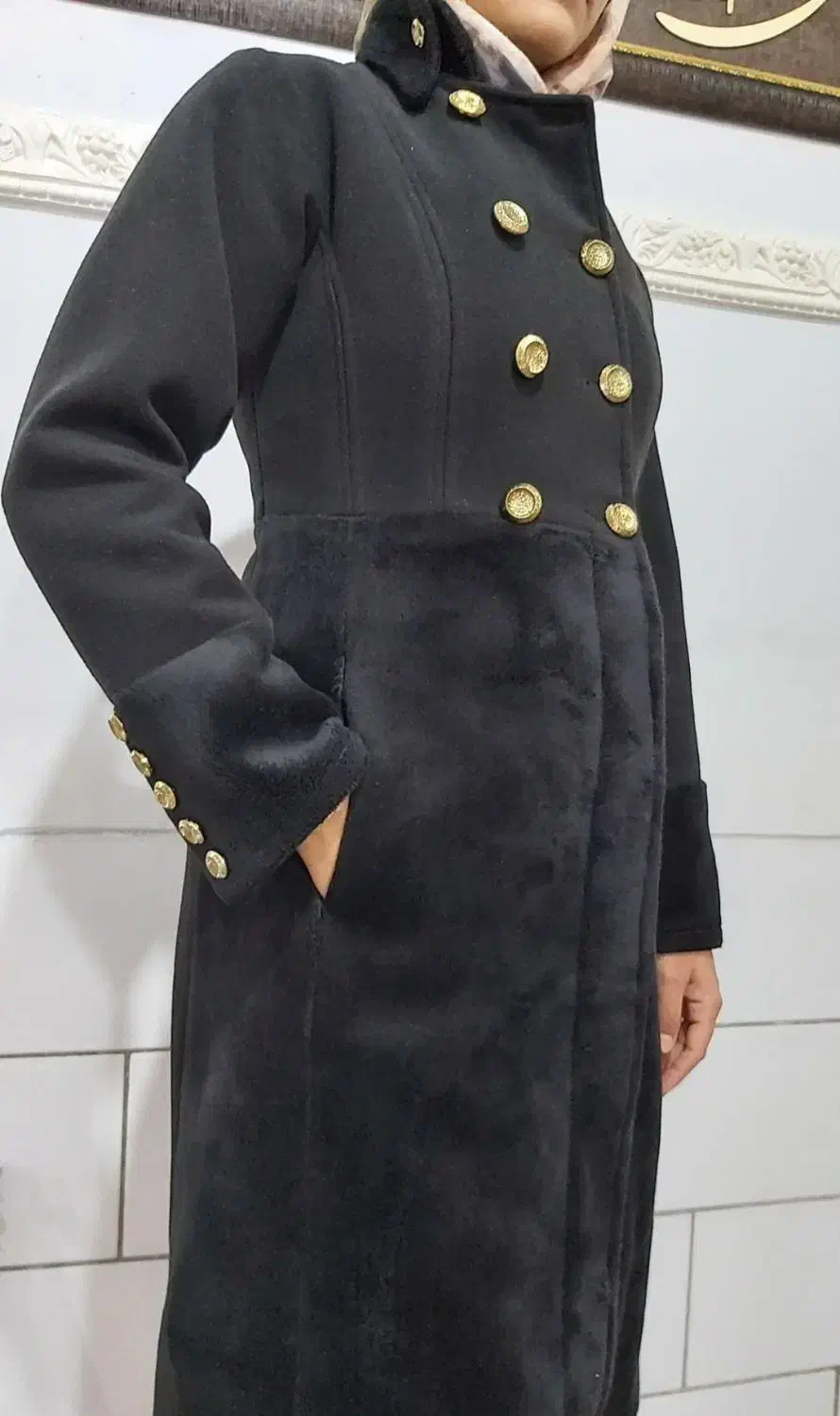 پالتو فوتر مزونی|لباس|فسا, |دیوار