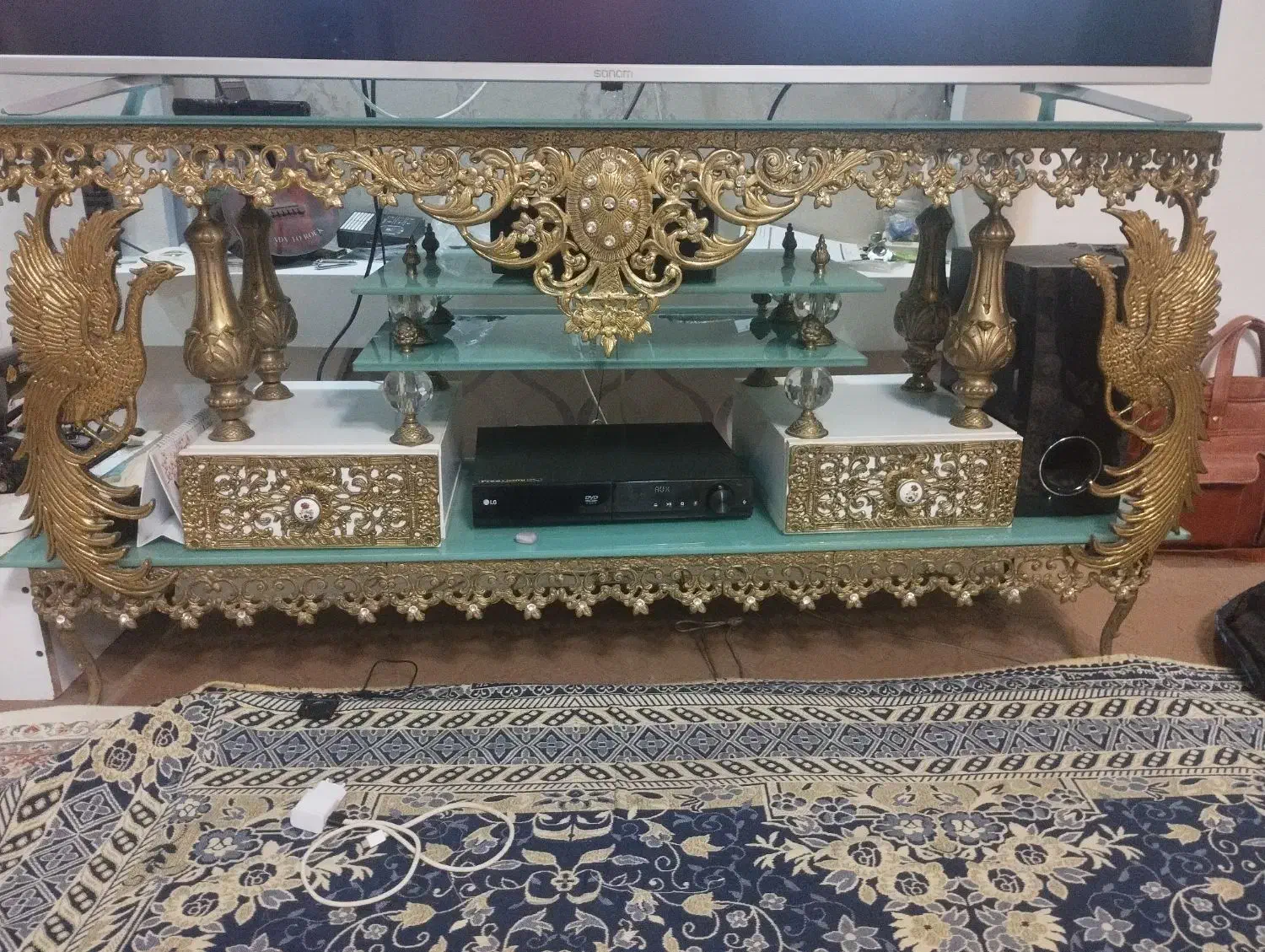 میز تلویزیون برنزی اصل|میز تلویزیون|اردبیل, |دیوار