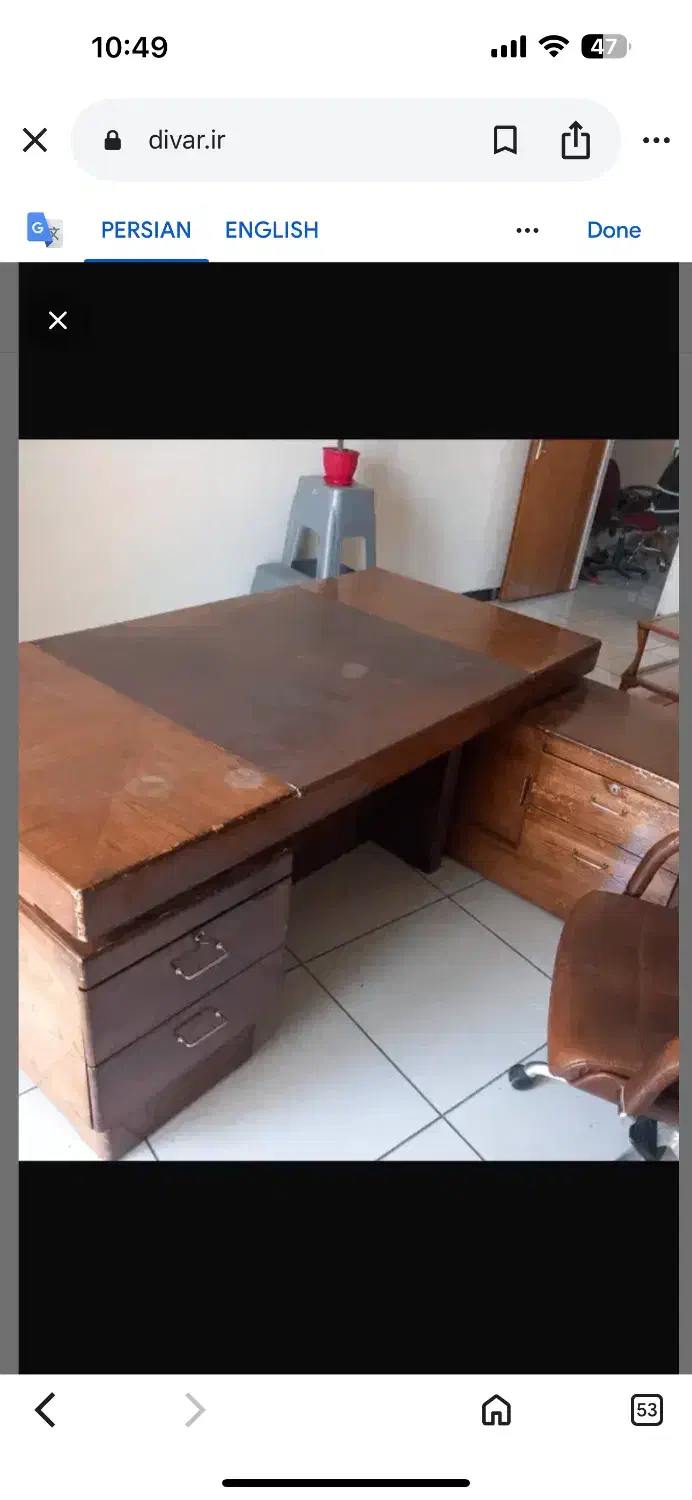 میز بزرگ|میز تحریر و کامپیوتر|اردبیل, |دیوار