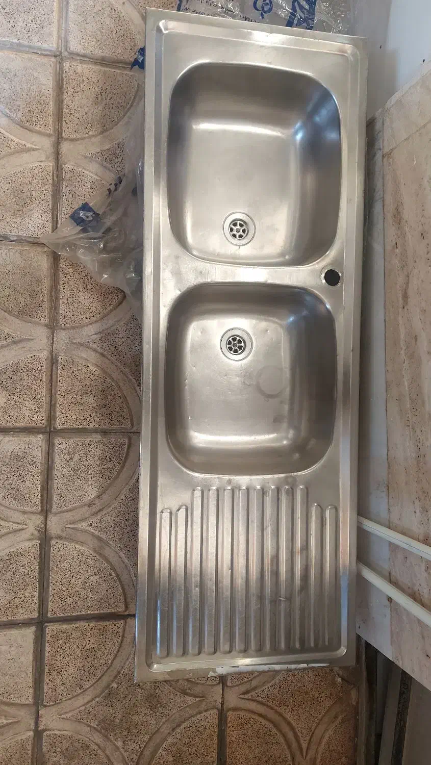 سینک|آب‌چکان و نظم‌دهنده ظروف|قرچک, باقرآباد|دیوار