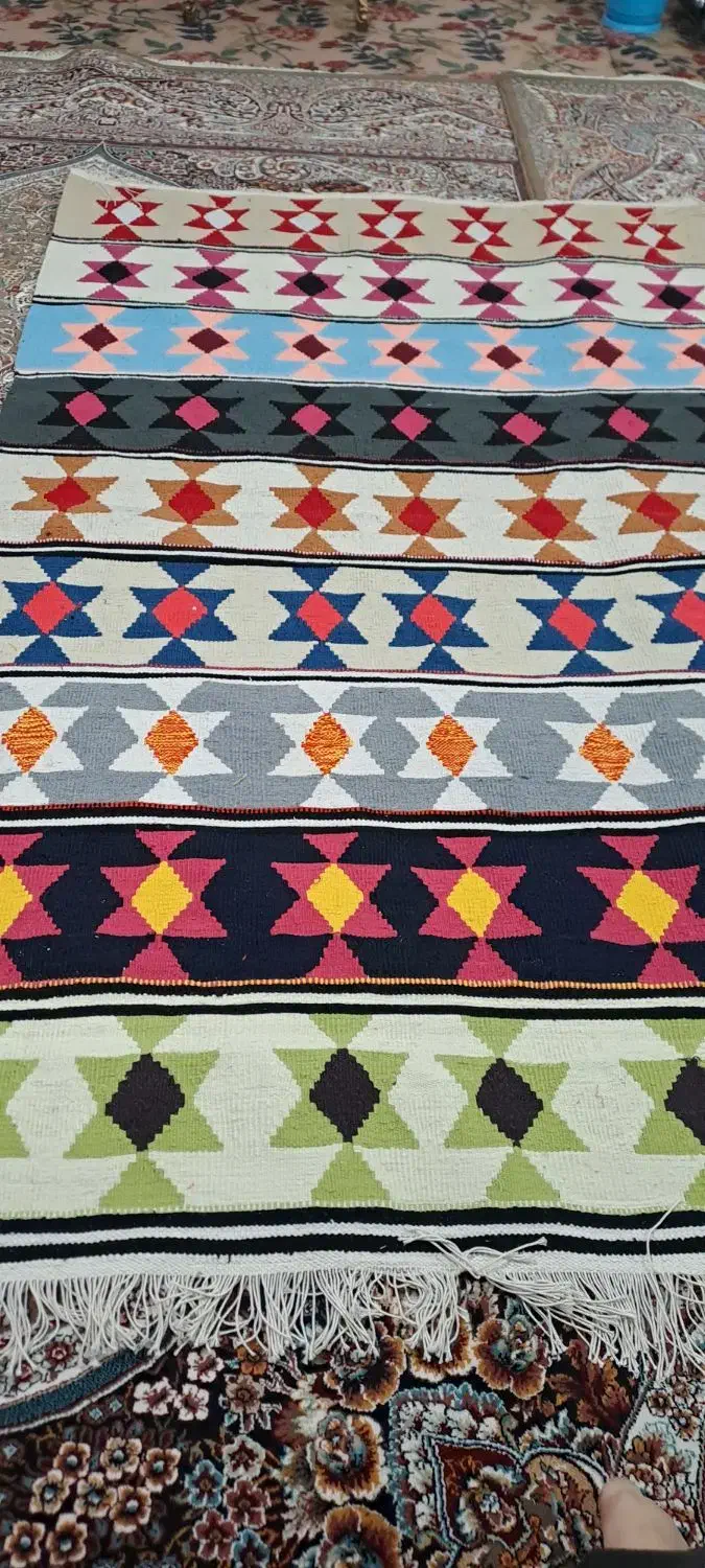 گلیم دست بافت|فرش|ایلام, |دیوار