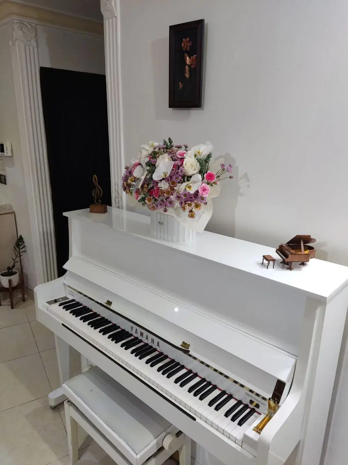 piano Yamaha j48|پیانو، کیبورد، آکاردئون|رشت, معلم|دیوار