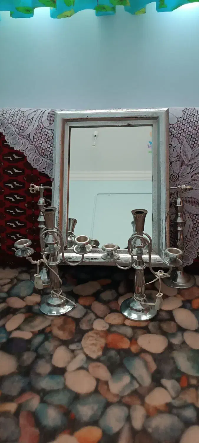 آینه ودو تا شمعدان|آینه|گرگان, |دیوار