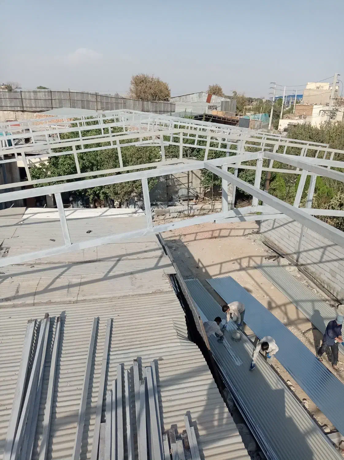 سقف شیروانی، سوله، خرپا|خدمات پیشه و مهارت|چهاردانگه (تهران), |دیوار