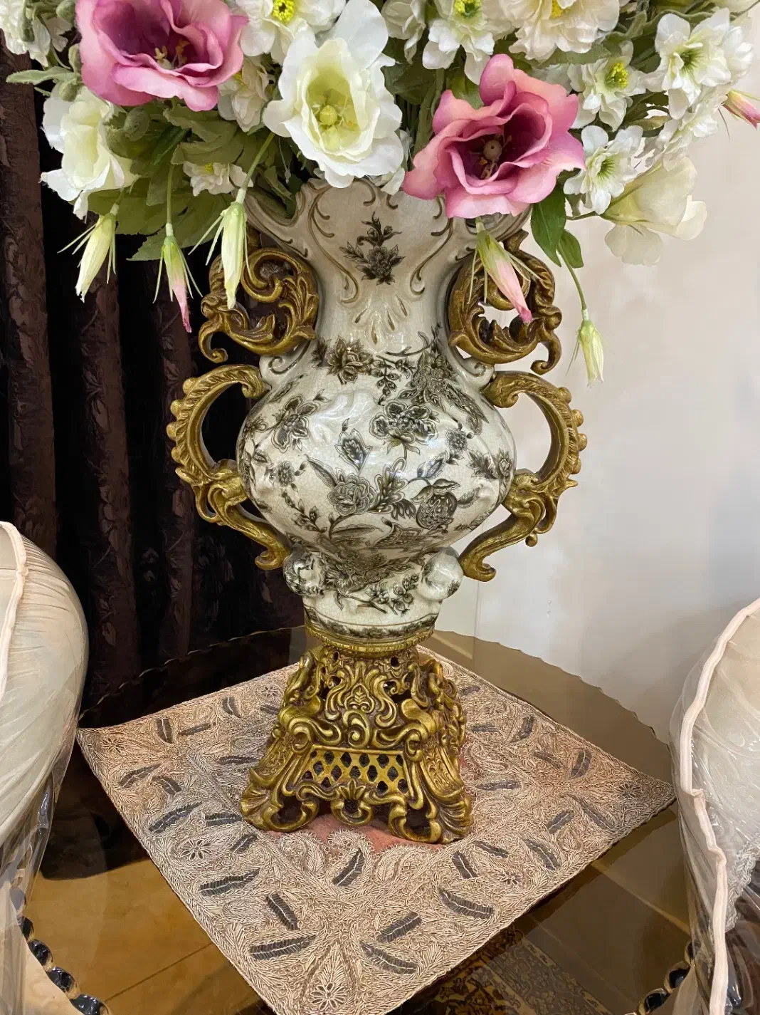 گلدون و شکلات خوری برند گلد کیش|صنایع دستی و سایر لوازم تزئینی|نسیم‌شهر, |دیوار