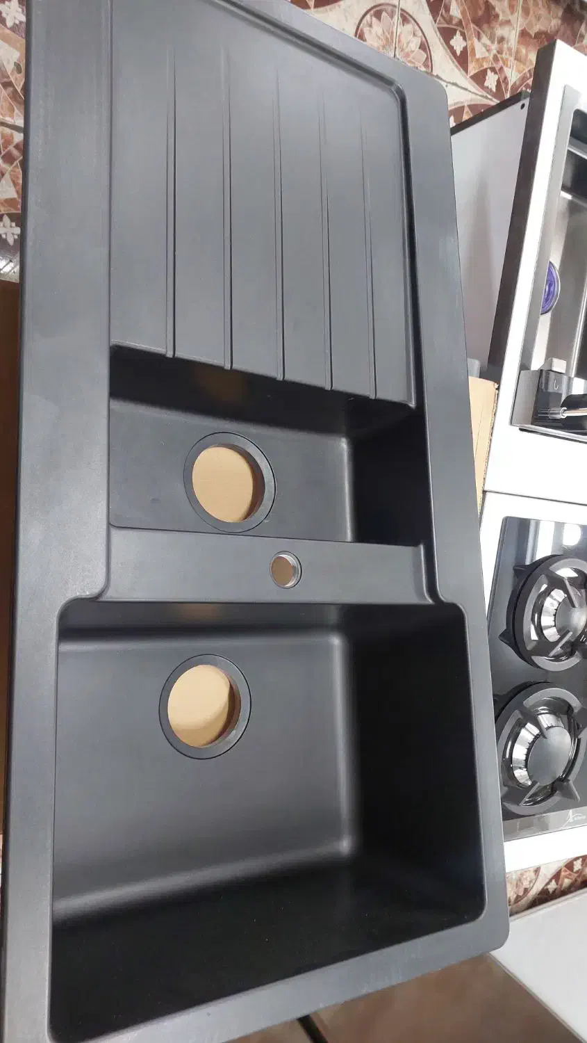 سینک ظرفشویی یک ونیم لگن گرانیت ۴رنگ|مصالح و تجهیزات ساختمان|ملایر, |دیوار