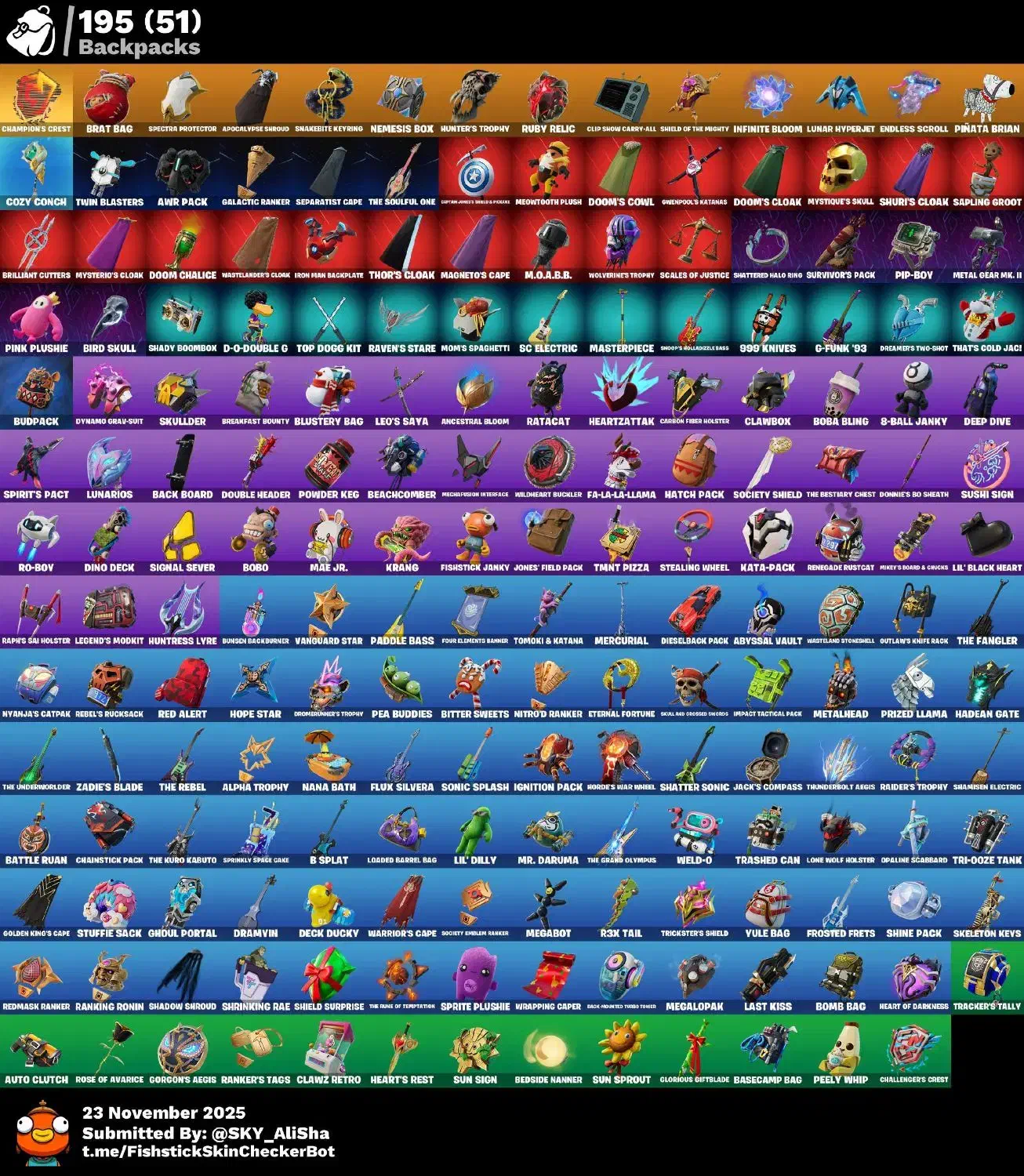 PC.اکانت حرفه ای و پر محتوا .۱۲۰ اسکین Fortnite|کنسول، بازی ویدئویی و آنلاین|تهران, ایوانک|دیوار