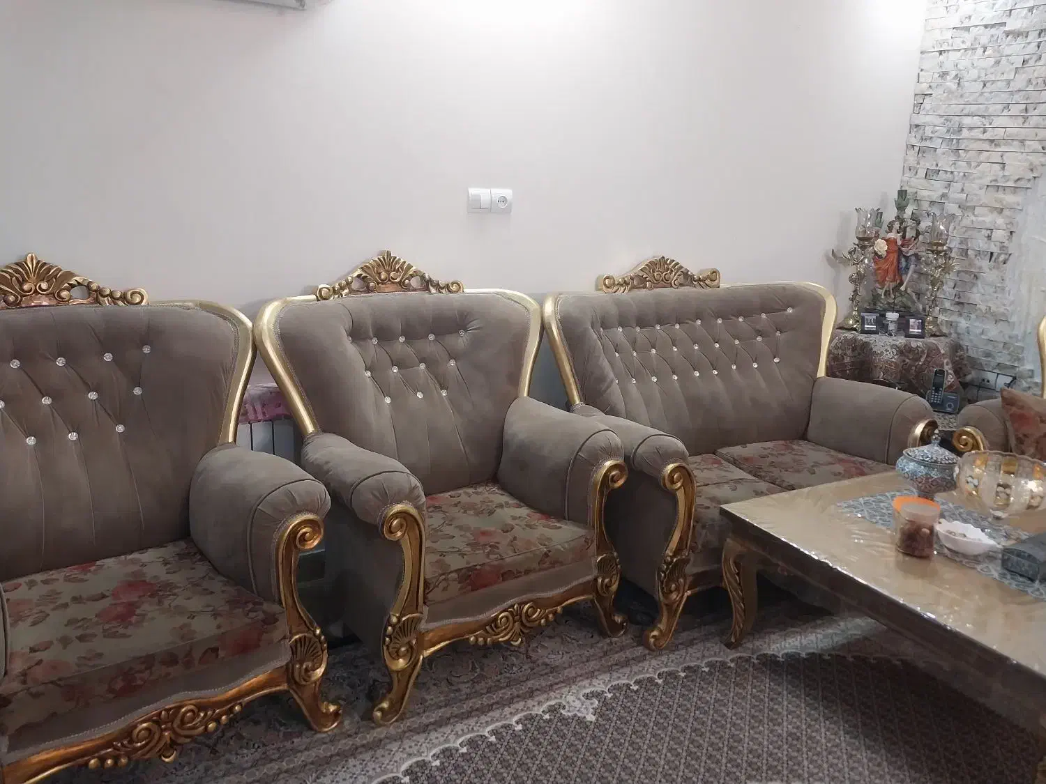 مبل|مبلمان خانگی و میز عسلی|رباط‌کریم, رباط‌کریم|دیوار