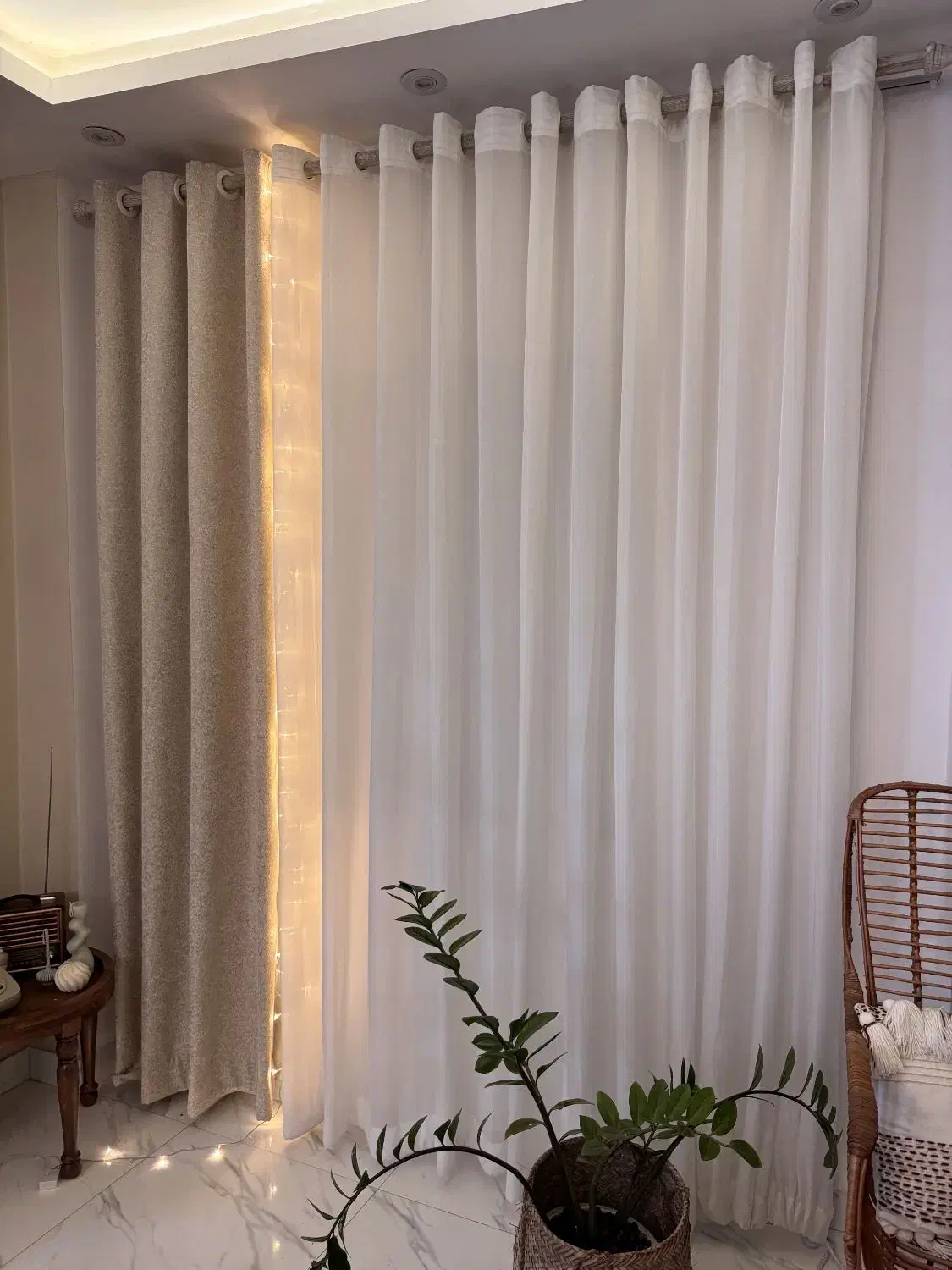 پرده|پرده، رانر، رومیزی|رشت, شهرک آیت الله منتظری|دیوار