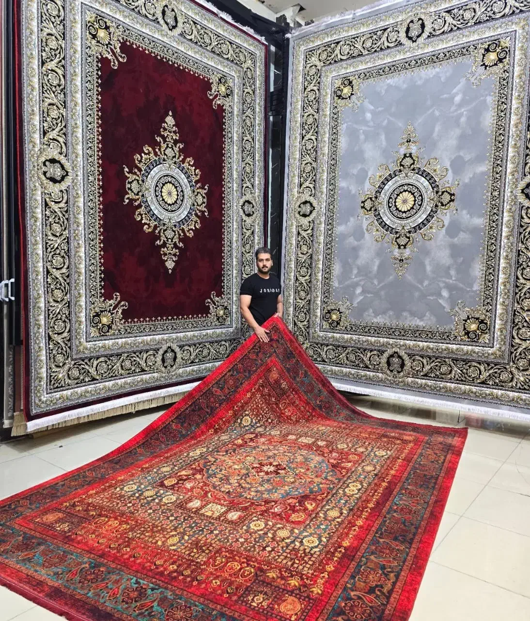 هر اتاقی را با فرش مناسبش تکمیل کنیدفرش ایدین|فرش|لالی, |دیوار