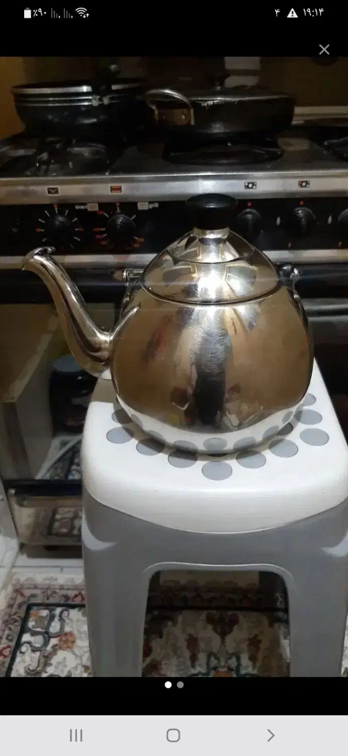 کتری استیل خمره ای|قوری، کتری، قهوهساز دستی|اسلامشهر, شهرک مهدیه|دیوار