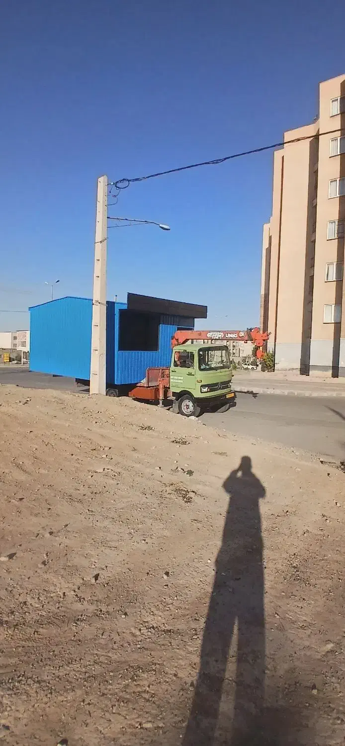 جرثقیل ۳ تن کار با سبد سرتیفیکیت ارتفاع دکل ۱۳ متر|خدمات حمل و نقل|قزوین, |دیوار